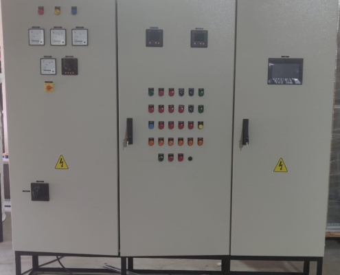 Thyristor control panel (76 KW) with PLC & HMI