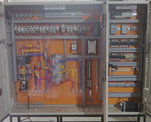Thyristor control panel (76 KW) with PLC & HMI